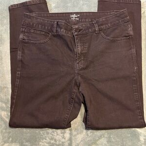 Maurices Women's Black Straight Leg Jeans